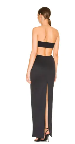 Natalie Rolt Carmen Gown Black Size 8 for rent on The Volte - image 4