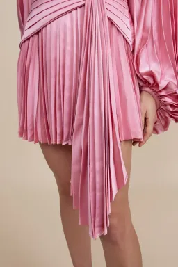 Acler Ashcroft Mini Dress Pink Size 10 for rent on The Volte - image 2