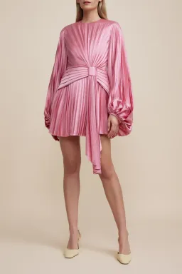 Acler Ashcroft Mini Dress Pink Size 10 for rent on The Volte - image 1