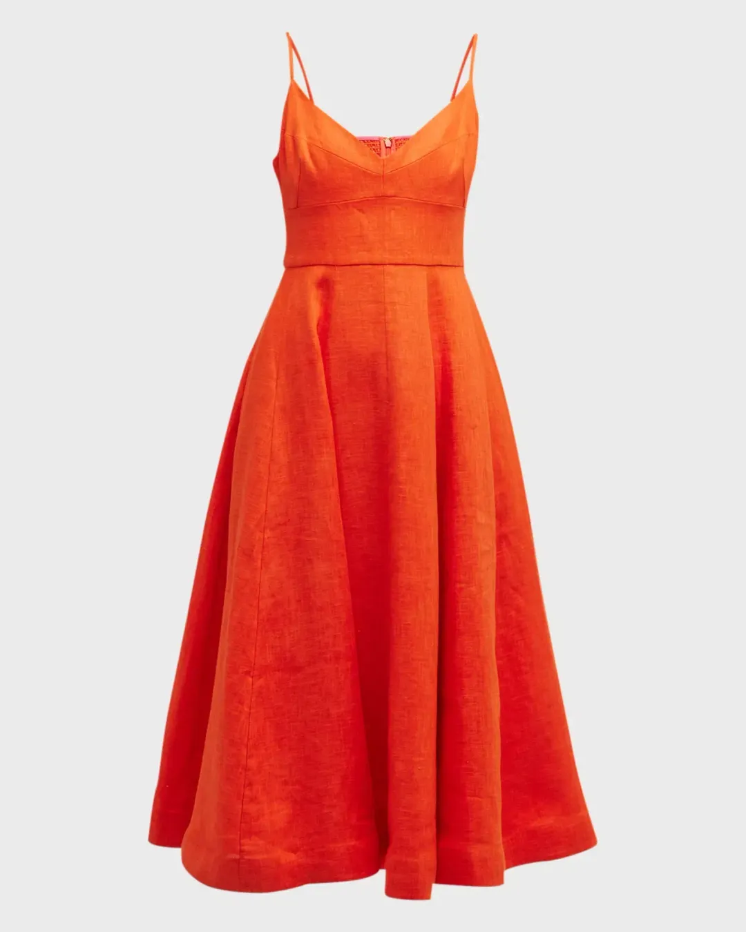 Zimmermann Wonderland Picnic Midi Dress Red Size 1 / AU 10 for rent on The Volte - main image