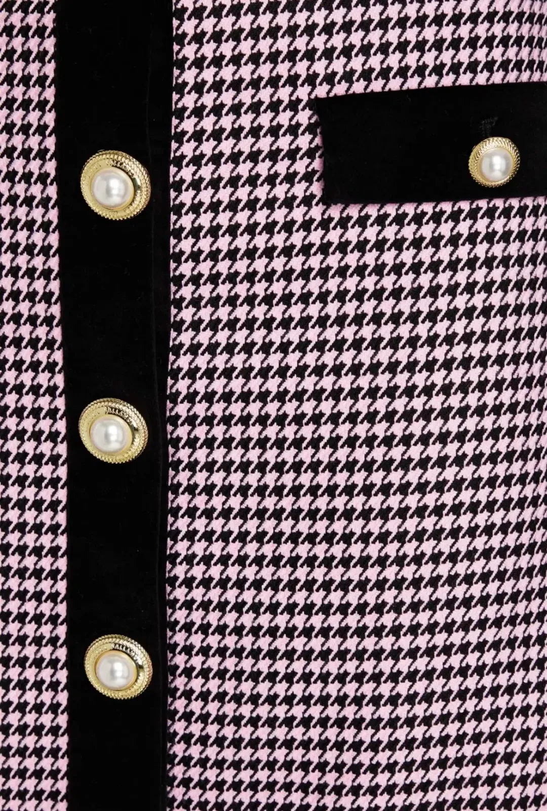 Rebecca Vallance Basinger Tweed Mini Skirt Print UK/AU 12 for rent on The Volte - main image