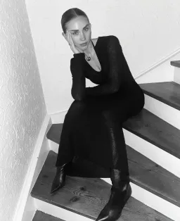 Sir the Label Emmeline Halter Long Sleeve Dress Black Size 1 / AU 8 for rent on The Volte - image 3