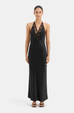 Sir the Label This Aries Halter Gown in Black Size 1 /Au 8 for rent on The Volte - image 1