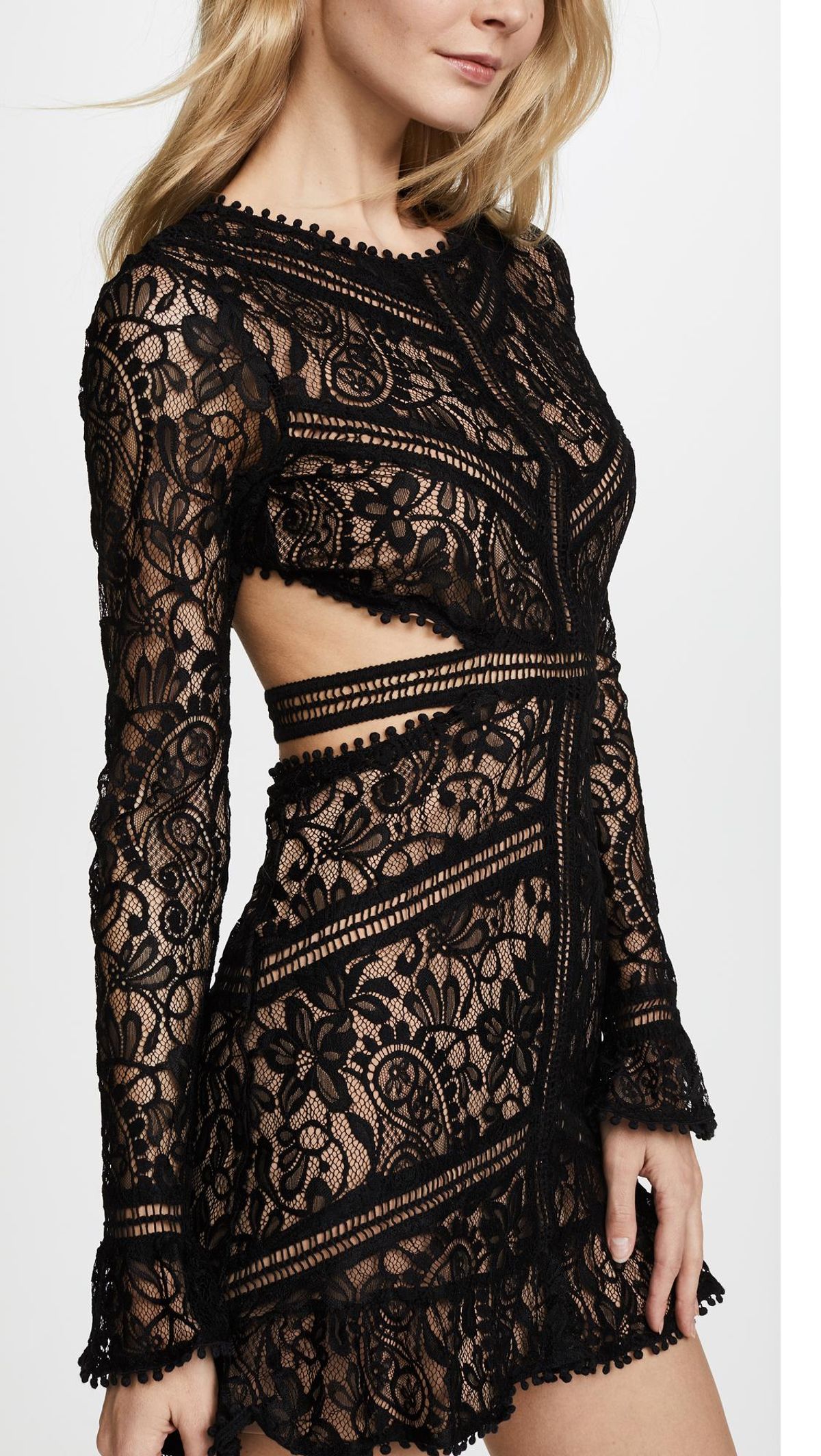 Emerie Cut Out Dress Black - Image 5