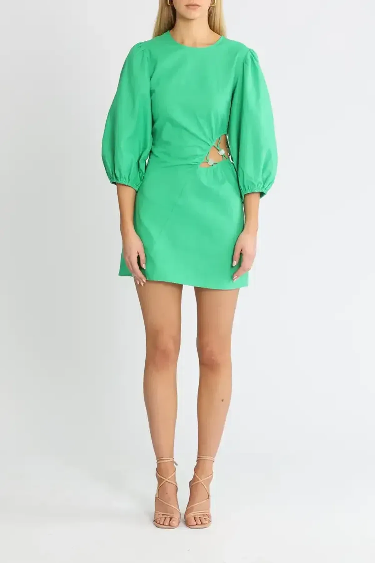 Suboo Elodie Mini Dress Green Size 8 - Image 1