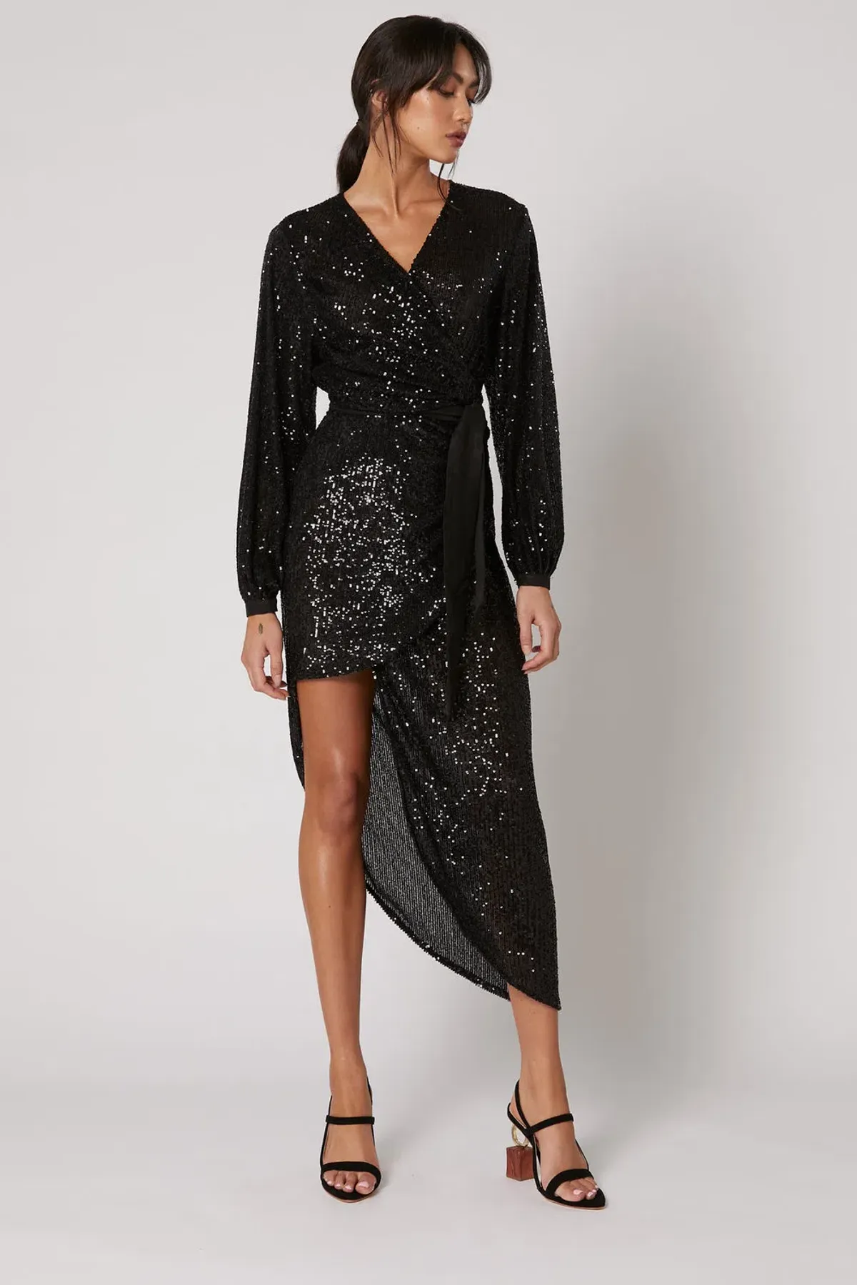 Winona Amara Wrap Dress Black Size 10 - Image 1