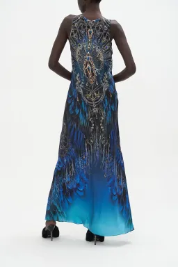 Camilla Ground Control Bias Cut Tank Dress Blue Size 16 for rent on The Volte - image 2