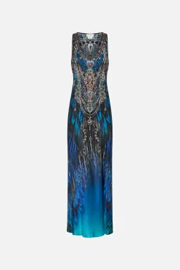 Camilla Ground Control Bias Cut Tank Dress Blue Size 16 for rent on The Volte - image 3