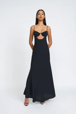 By Johnny Diandra Maxi Dress Black Size 6 for rent on The Volte - image 1