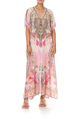Camilla Deco Darling Slim Fit Kaftan With Split Print One Size for rent on The Volte - image 1