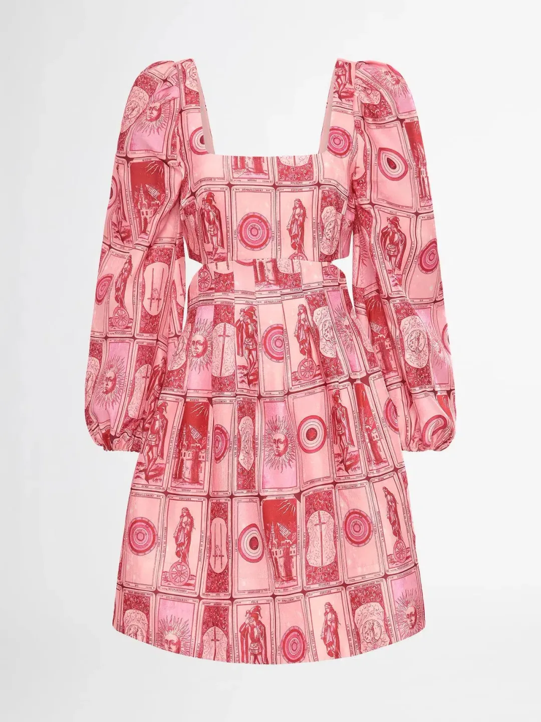 Sheike Fortune Teller Mini Dress Pink Size 6 for rent on The Volte - main image