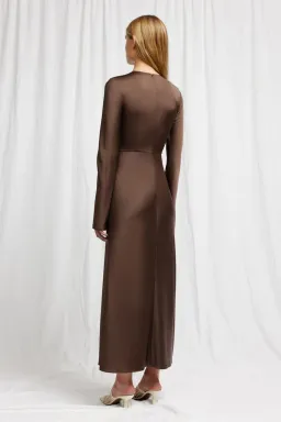Significant Other Molly Dress Chocolate Brown Size 12 for rent on The Volte - image 3