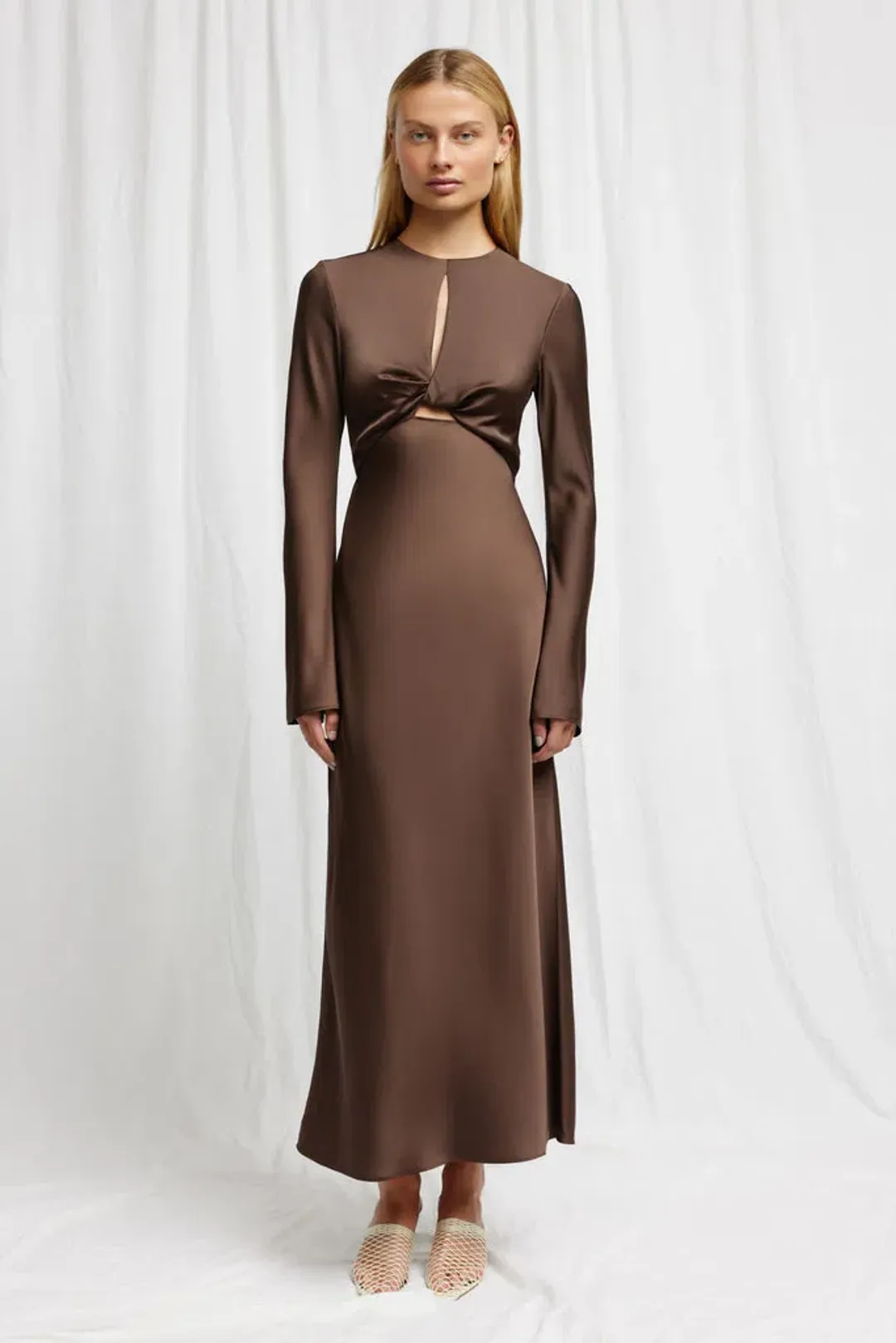 Significant Other Molly Dress Chocolate Brown Size 12 for rent on The Volte - main image