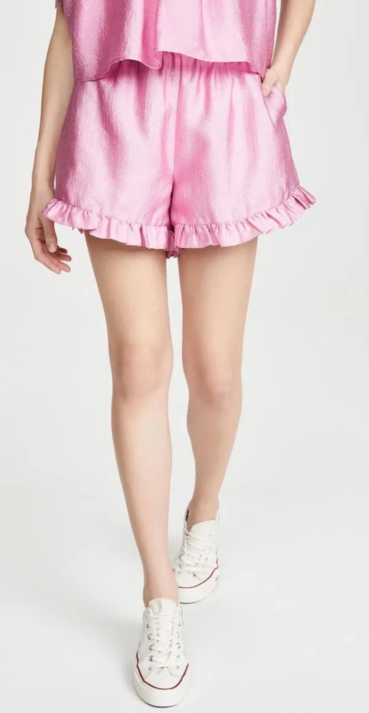 Stine Goya Joselyn Shorts Pink Size 10 - Image 2