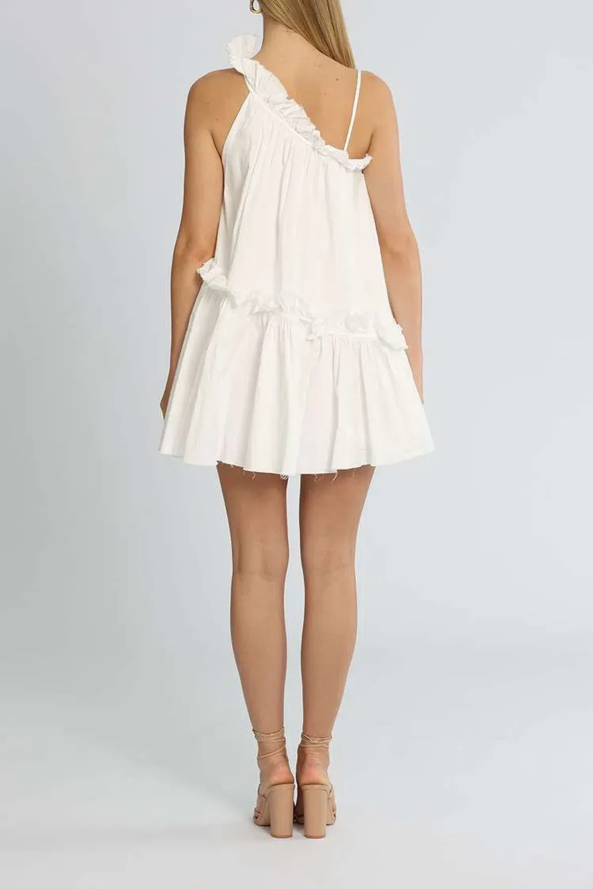 AJE Romance Mini Dress White Size 6 - Image 3