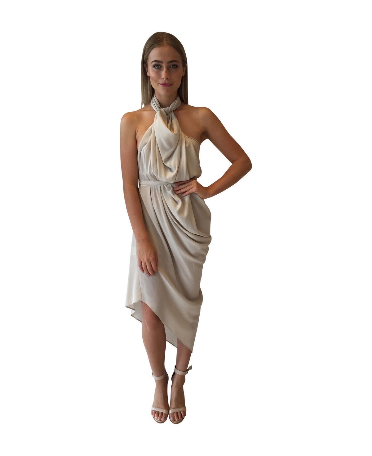 One Fell Swoop Erin dress cream / nude size 10 - Image 1