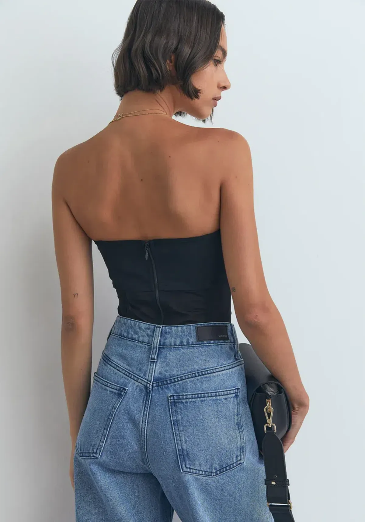 Viktoria and Woods Rome Bustier Corset Top in Black Size 1 / AU 8 - Image 3