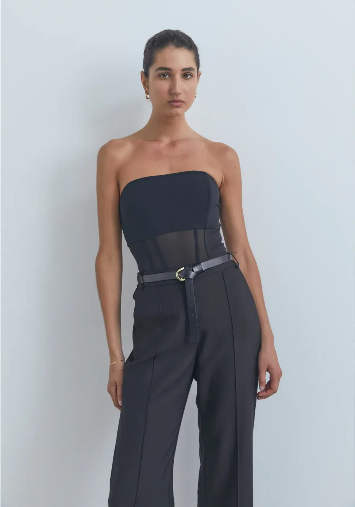 Viktoria and Woods Rome Bustier Corset Top in Black Size 1 / AU 8 - Image 1