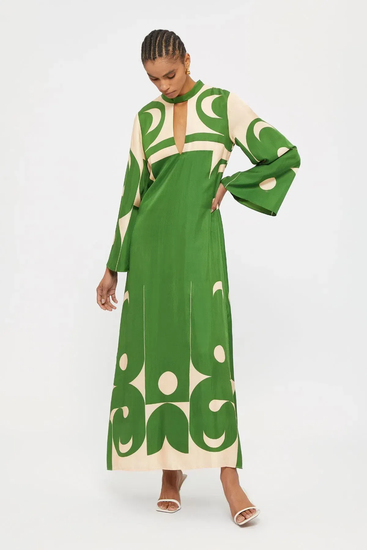 Ginger & Smart Lucid Gown Green Size 8 - Image 1