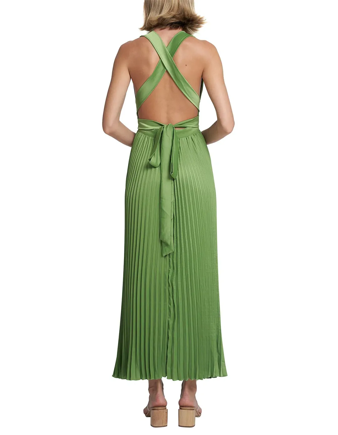 L'Idee Moderniste Split Gown Green Size 14 for rent on The Volte - main image