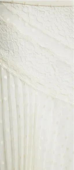 Zimmerman Espionage Lace Panelled Skirt Cream AU 8 for rent on The Volte - image 2