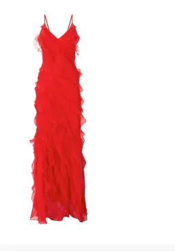 Rat & Boa Cecelia Dress Red Size Large /Au 12 for rent on The Volte - image 3