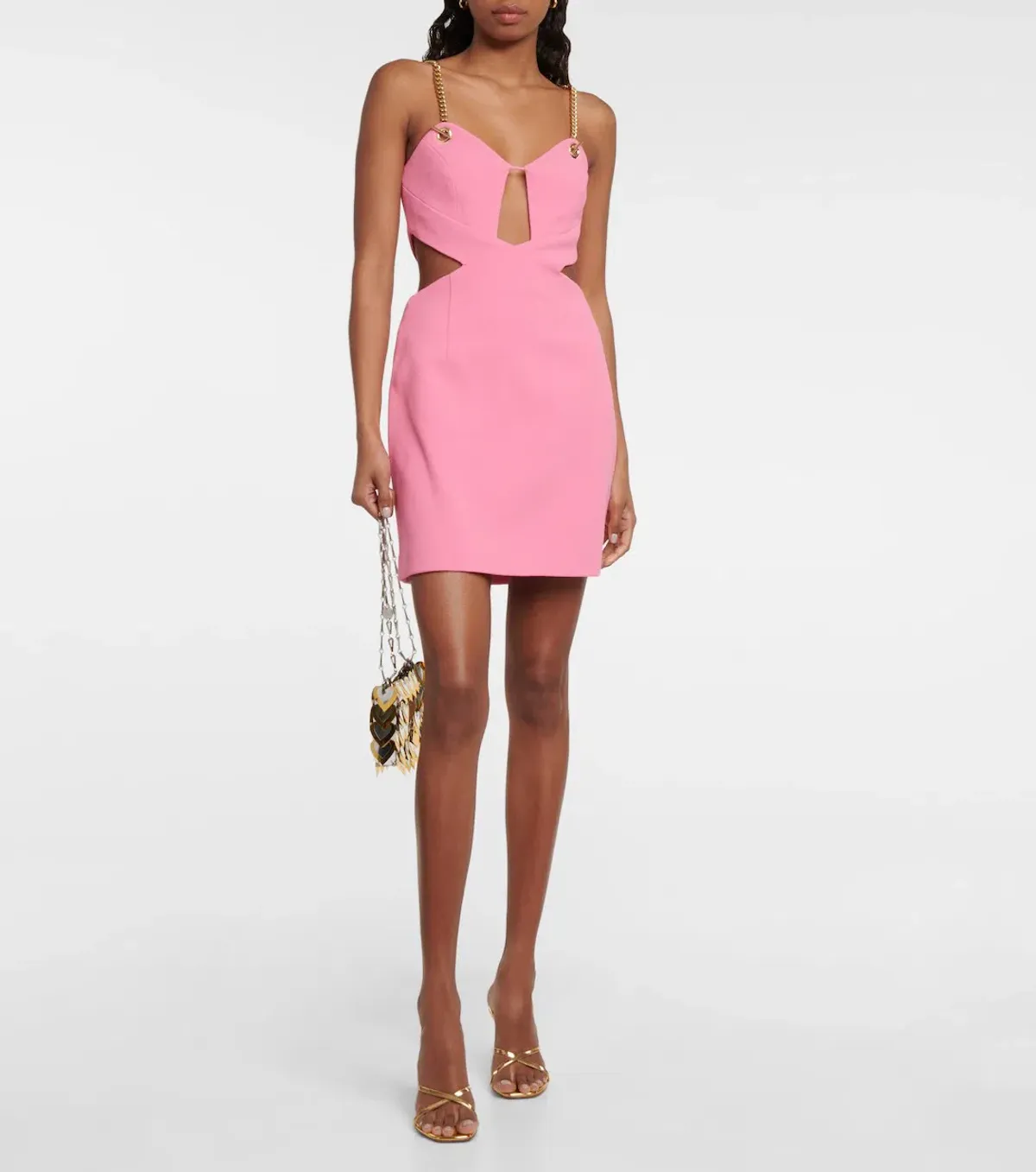 Rebecca Vallance Dulce Amore Mini Dress Pink Size 12 for rent on The Volte - main image