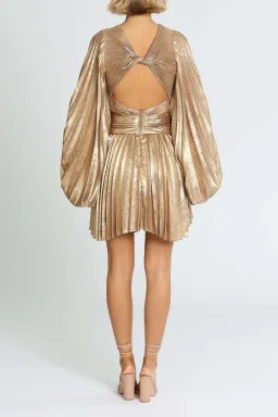 Acler Geneva Dress Gold Size 8 for rent on The Volte - image 3