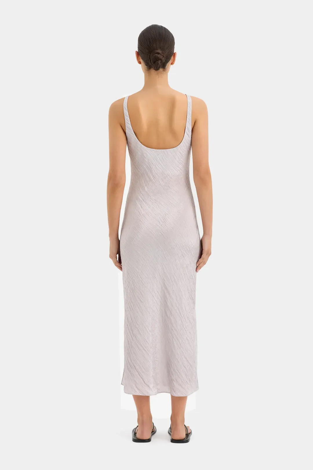 Sir the Label Ligera Bias Slip Dress Silver Size 1 / AU 8 for rent on The Volte - main image