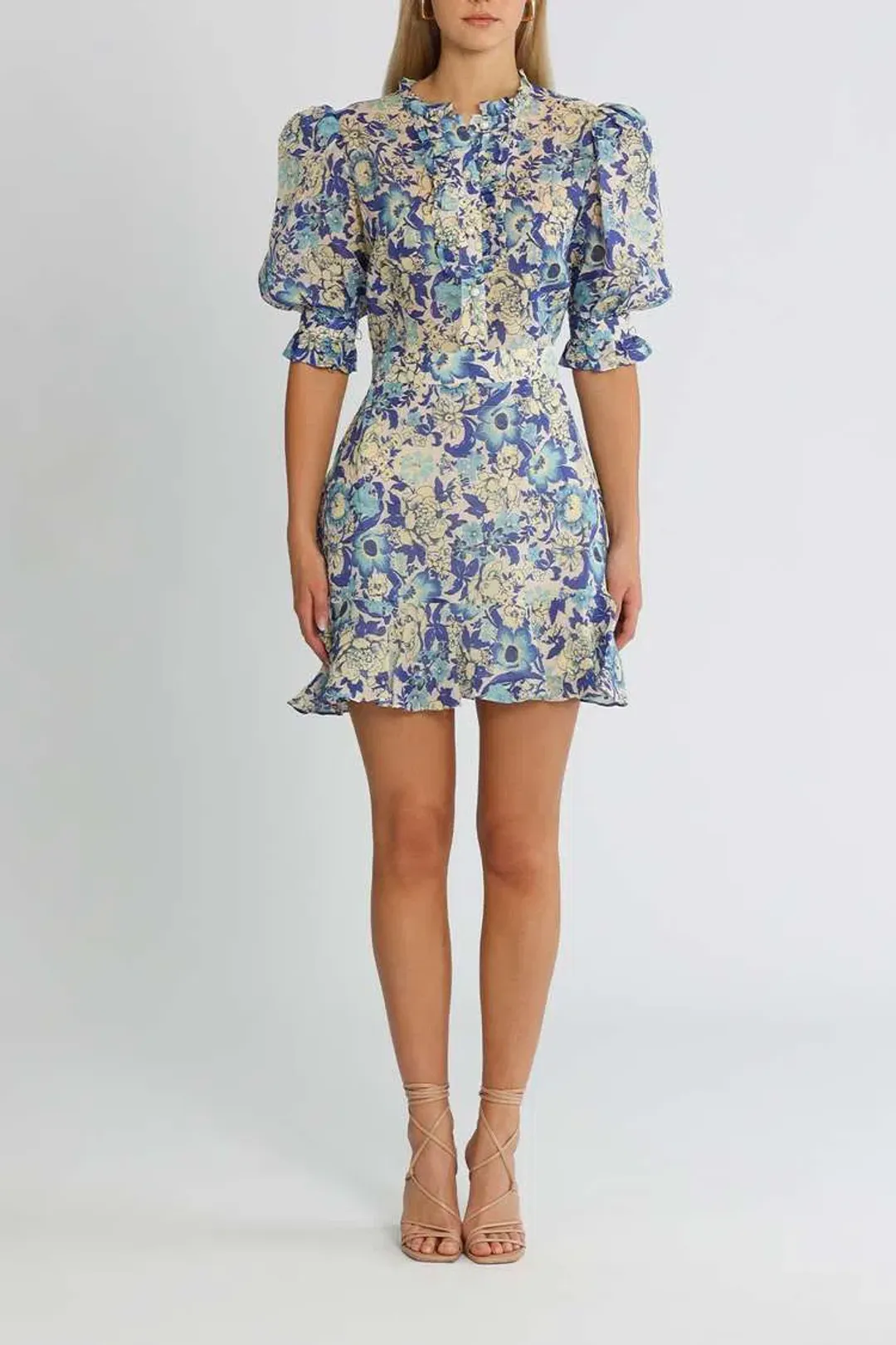 Alice McCall Frida Mini Dress Sapphire Blue Size 12 for rent on The Volte - main image
