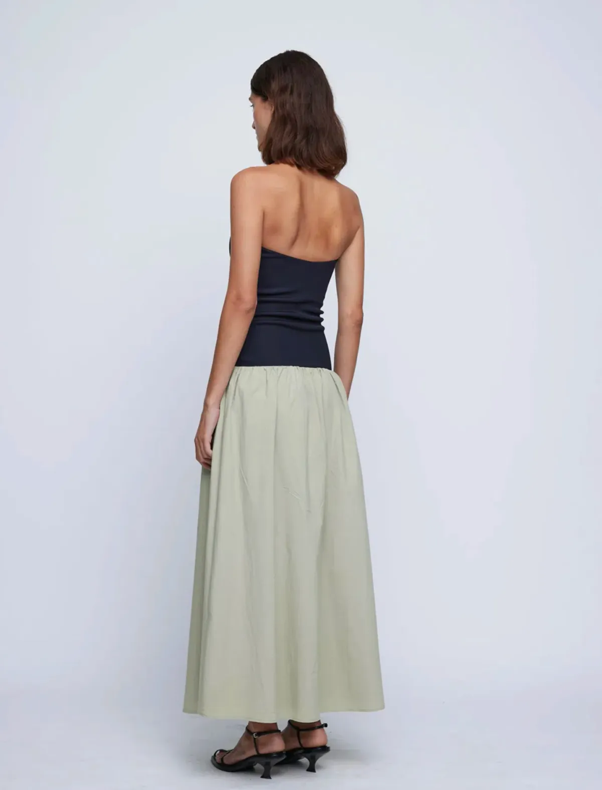 Anna Quan Amyra Maxi Dress Black/Green Size 8 - Image 3