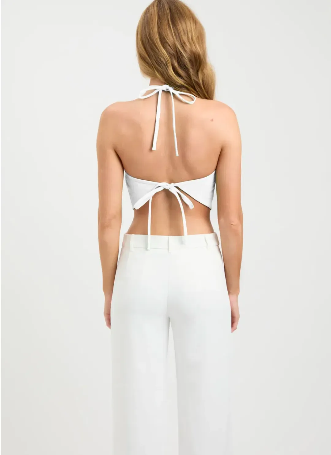 Kookai Ariel Triangle Top White Size 6 for rent on The Volte - main image