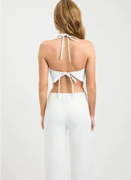 Kookai Ariel Triangle Top White Size 6 for rent on The Volte - image 3