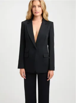 Kookai Oyster Pocket Blazer Black Size 8 for rent on The Volte - image 2