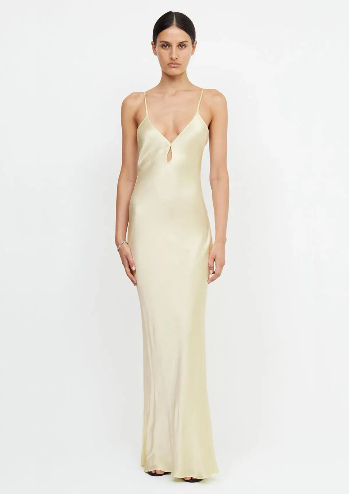 Bec & Bridge Cedar City Maxi Dress Ice Yellow Size 8 - Image 1