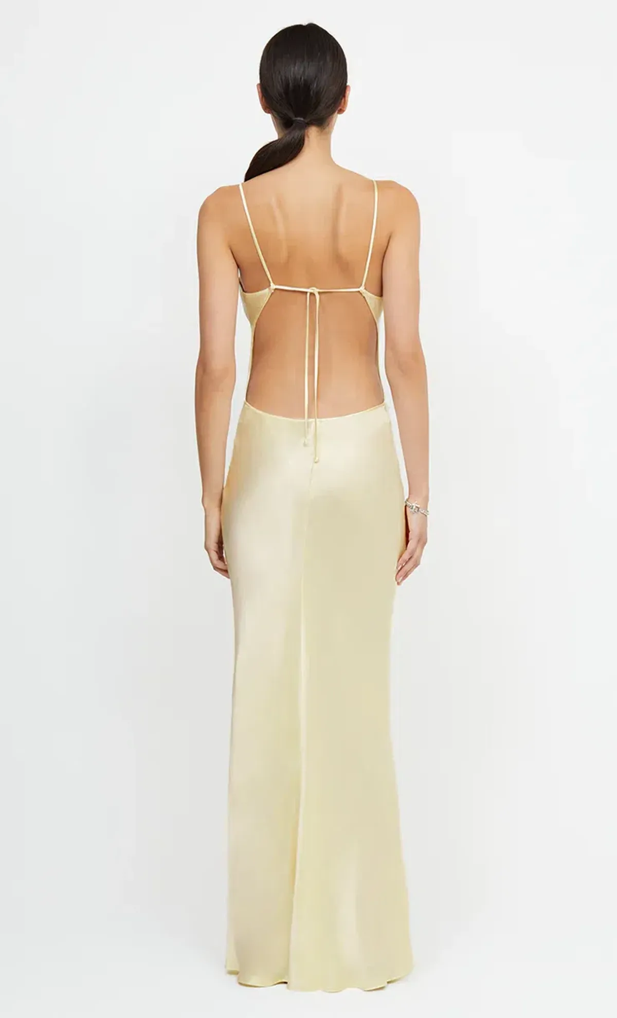Bec & Bridge Cedar City Maxi Dress Ice Yellow Size 8 - Image 3