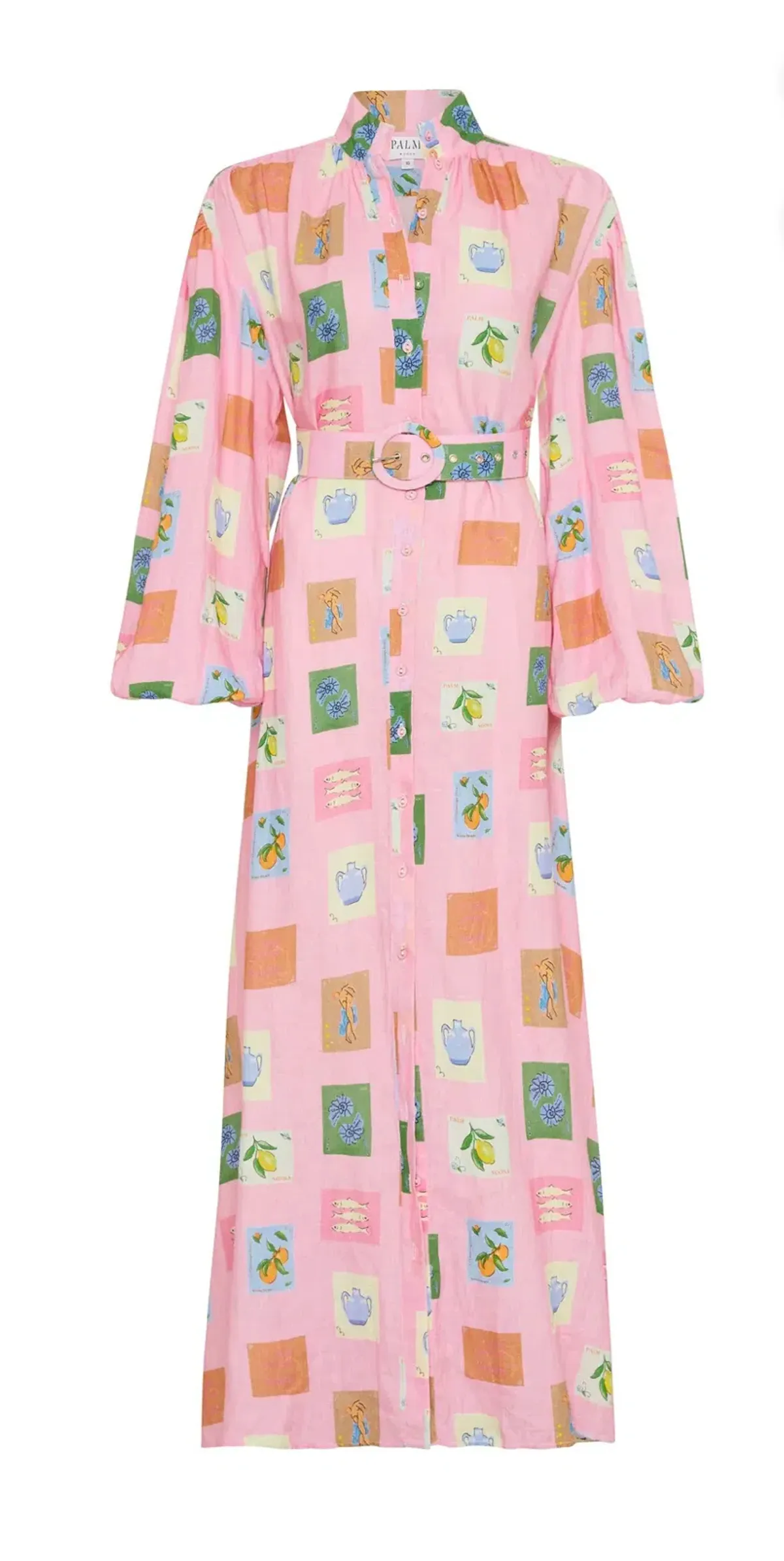 Palm Noosa Noddy Dress Pink Emblem Size 10 - Image 4
