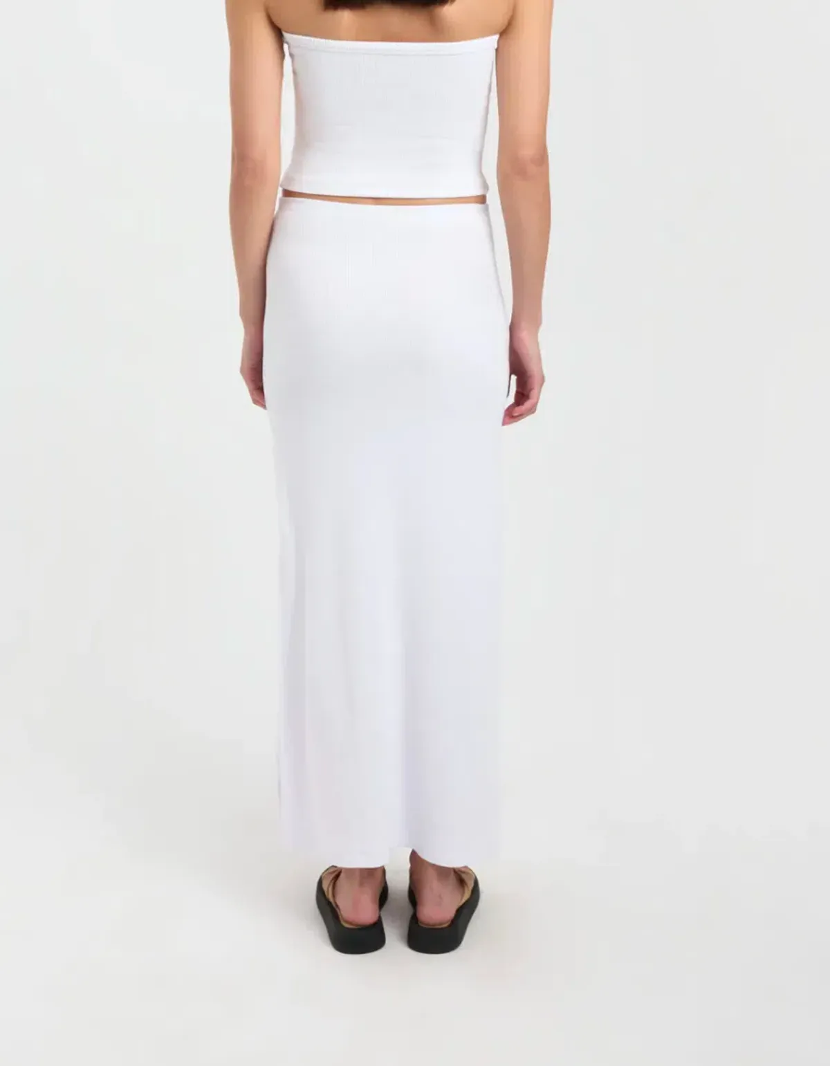 Kookai Bodhi Low Rise Maxi Skirt White Size 34 / AU 6 - Image 3