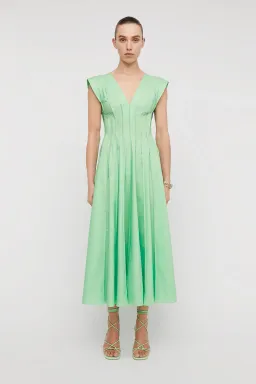 Scanlan Theodore Parachute French Seam Dress in Spearmint Size 14 for rent on The Volte - image 1