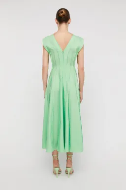 Scanlan Theodore Parachute French Seam Dress in Spearmint Size 14 for rent on The Volte - image 3