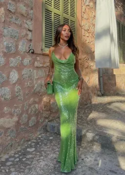 Rat and Boa Gaia Dress Green Size XS/Au 6 for rent on The Volte - image 1