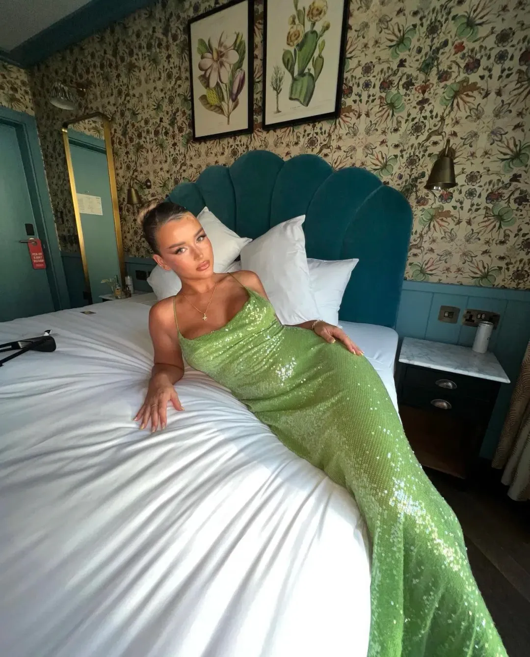 Rat and Boa Gaia Dress Green Size XS/Au 6 for rent on The Volte - main image