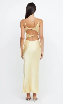 Bec & Bridge Margot V Maxi Dress Butter Yellow Size 8 for rent on The Volte - image 2
