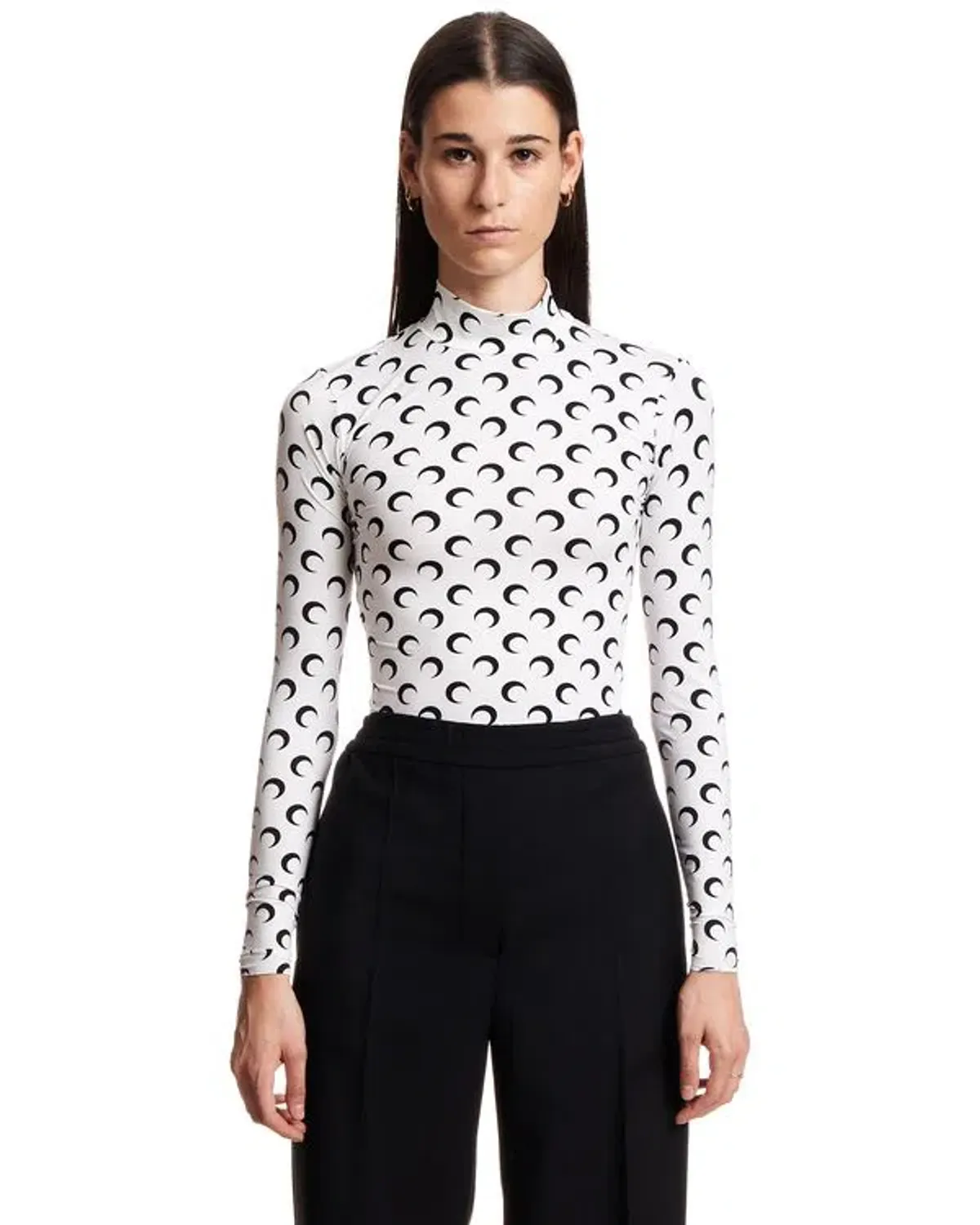 Marine Serre Crescent Moon Top Print Size M/AU 8 - Image 2