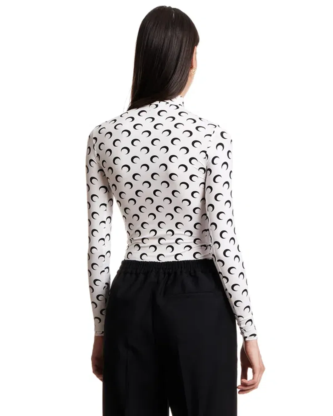 Marine Serre Crescent Moon Top Print Size M/AU 8 for rent on The Volte - main image