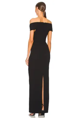 Solace London Marlowe Gown Black Size 6 for rent on The Volte - image 5