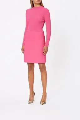 Scanlan Theodore Crepe Knit Barbie Pink Set Size 8 for rent on The Volte - image 1