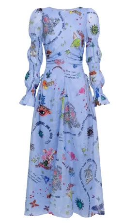 Kate Ford Caracus Cut Out Gown Print for rent on The Volte - image 9