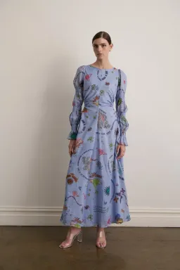 Kate Ford Caracus Cut Out Gown Print for rent on The Volte - image 1