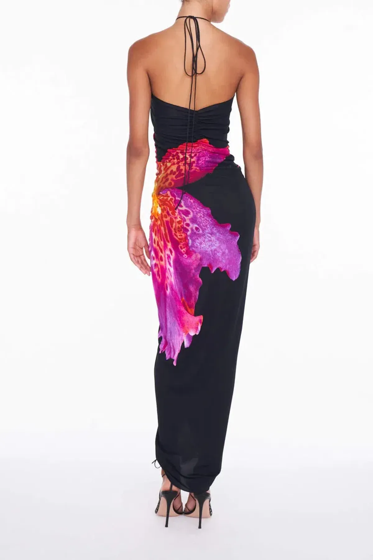 Rat & Boa Pascala Dress Black Floral Size 8 - Image 2